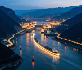 高峡拓新航道 枢纽启新征程｜三峡水运新通道多点同步推进 智慧建造赋能超级工程建设