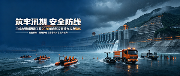 实战练兵，筑牢防线！三峡水运新通道工程开展2026年自然灾害综合应急演练